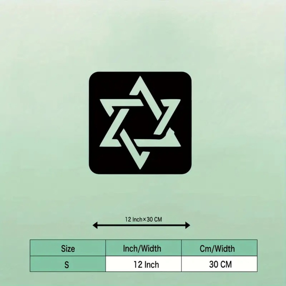 Wall Art - CIFBUY İbranice Harfler Beth Shin Shalom