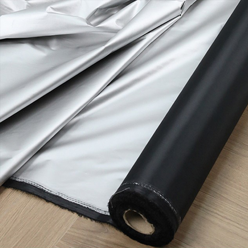 Curtain Curtain - 1 m Siyah Gümüş Kaplamalı Karartma