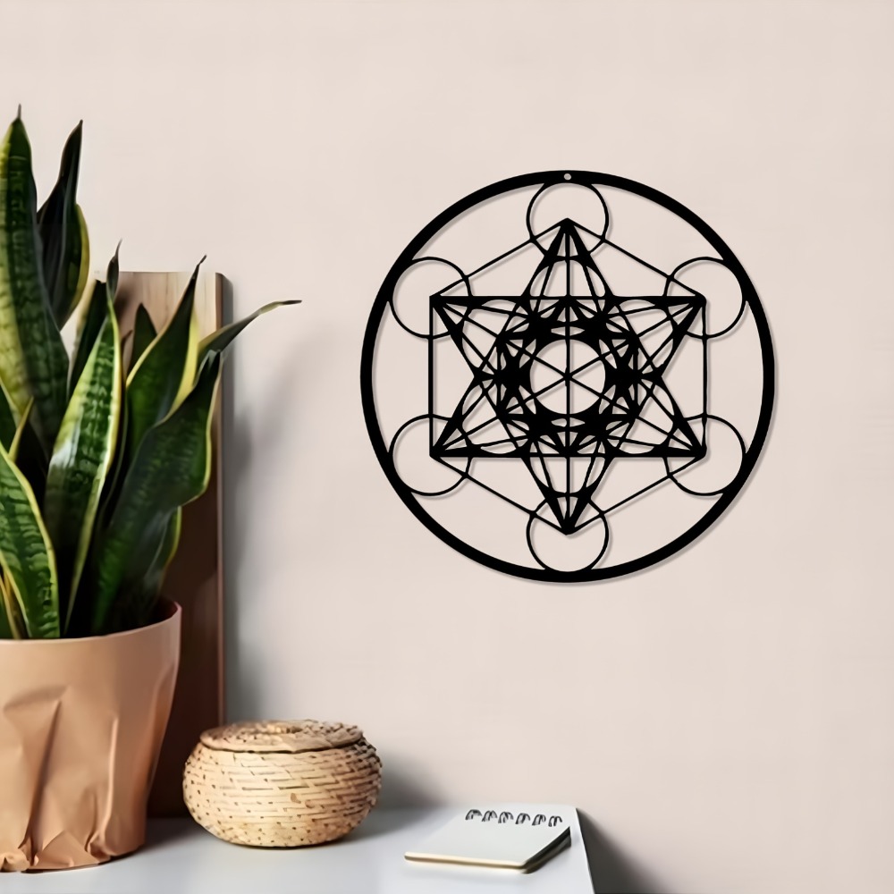 Wall Art - CIFBUY Demir Duvar Sanatı Davut Yıldızı