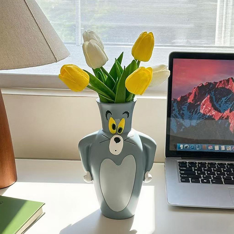 Vase Decor - Çizgi Film Tom ve Jerry Yeni