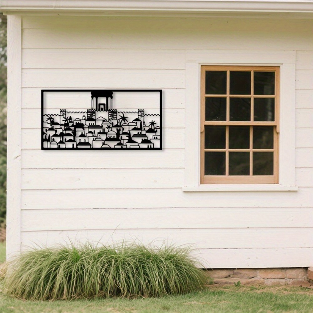 Wall Art - CIFBUY Metal Duvar Sanatı Kudüs Duvar