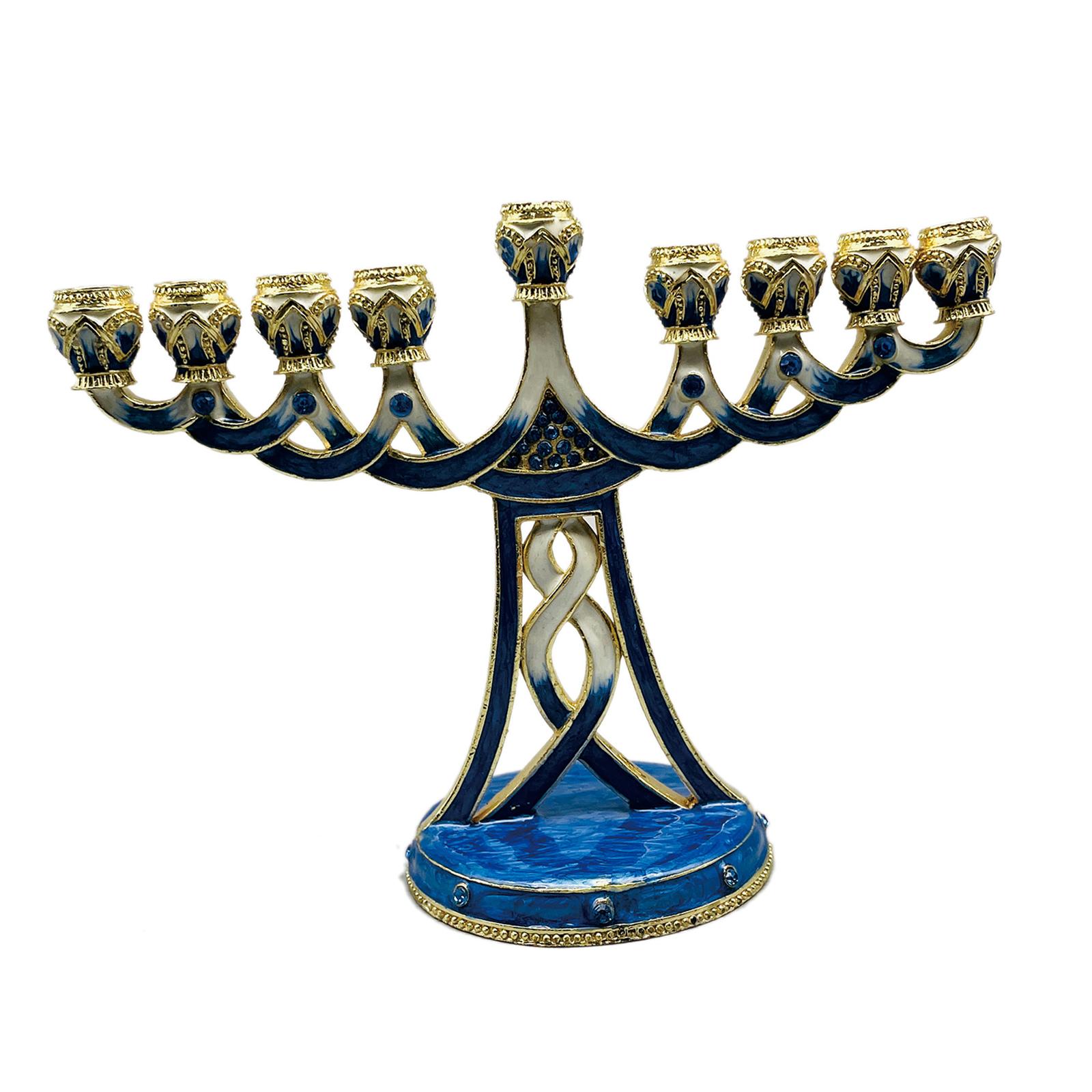 Emaye Kaplı Antik 9 Dallı Alaş - Candle Holder Decor incelemesi ve fiyatı