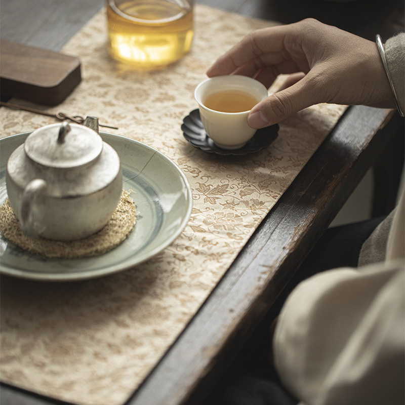 Yeni Çin Tarzı Zen Brokar Çay  - Table Runner incelemesi ve fiyatı
