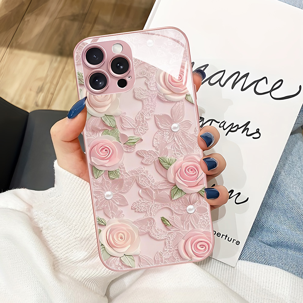 Pembe Çiçekli Temperli Cam Tel - Vase Decor incelemesi ve fiyatı
