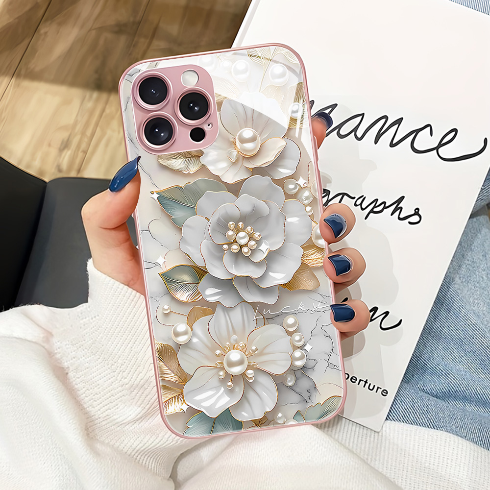 Pembe Çiçekli Temperli Cam Tel - Vase Decor incelemesi ve fiyatı