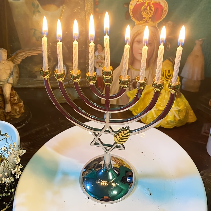 Hanuka Menorahı 9 Kollu Mumluk - Candle Holder Decor incelemesi ve fiyatı