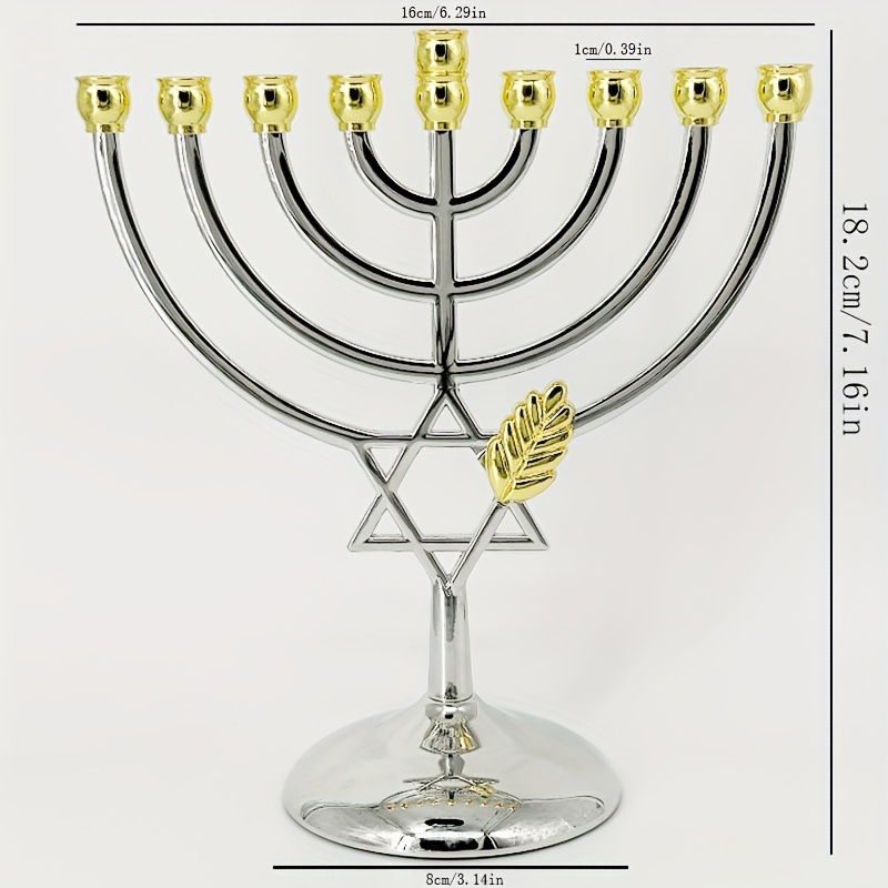 Hanuka Menorahı 9 Kollu Mumluk - Candle Holder Decor incelemesi ve fiyatı