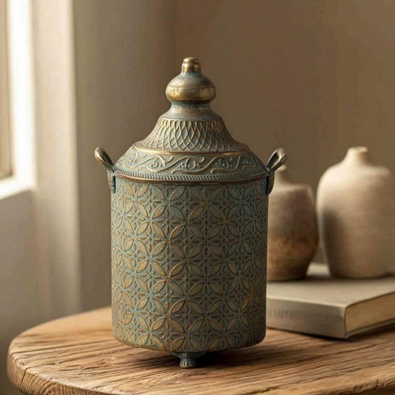 Patina Kaplamalı Metal Dekorat - Vase Decor incelemesi ve fiyatı