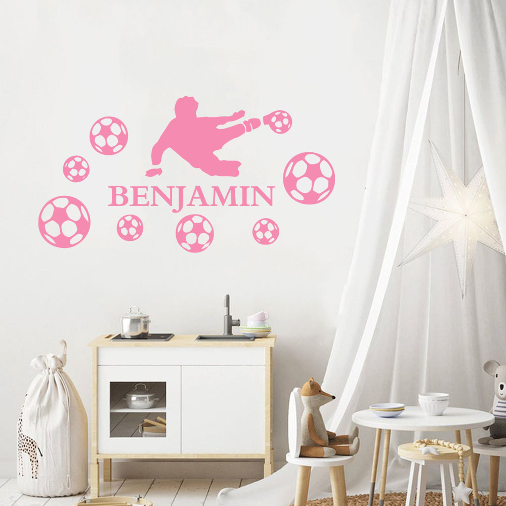1 adet Moda Özel Ad Çocuk Futb - Wall Sticker incelemesi ve fiyatı