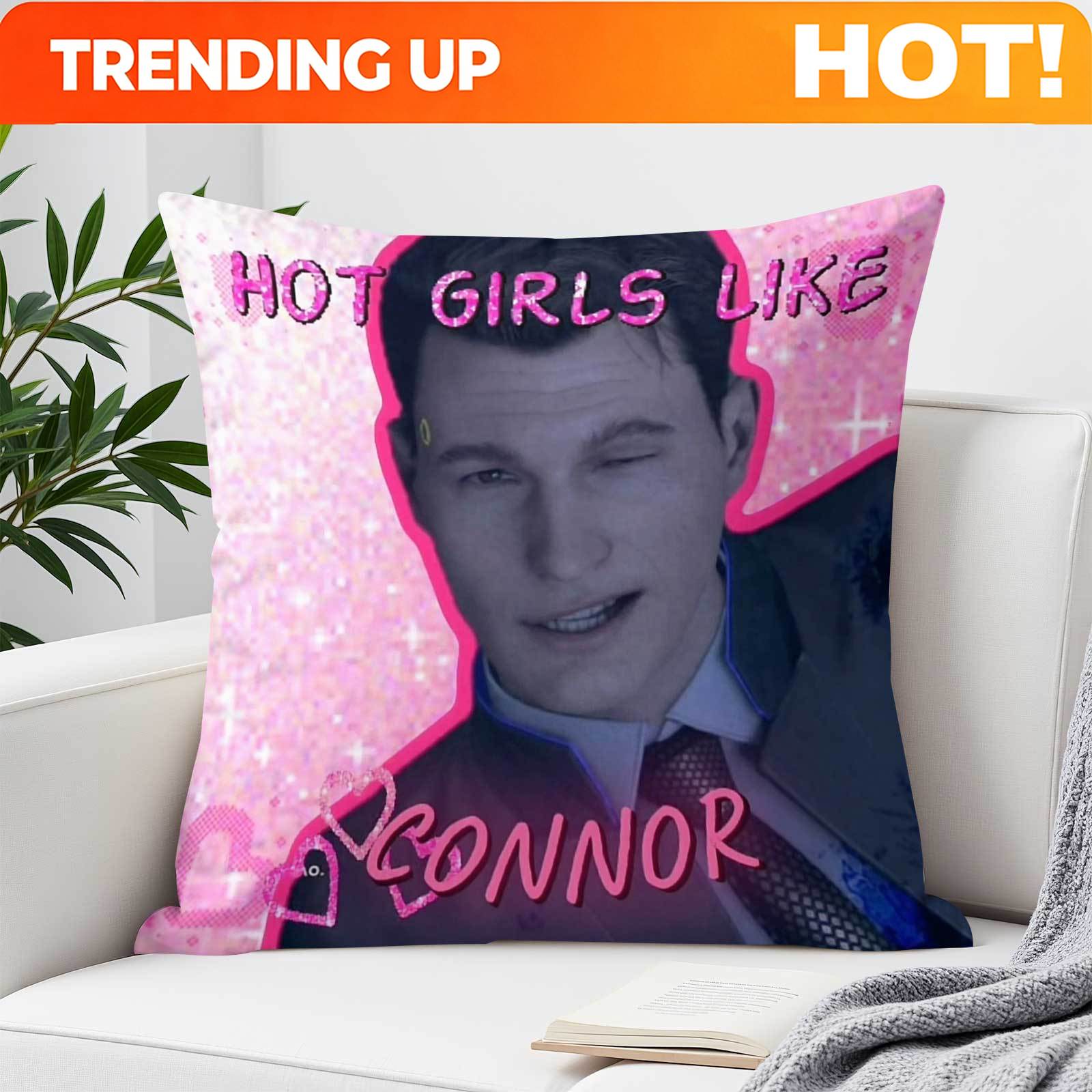 1 adet CONNOR SO HOT Pembe Kom - Throw Pillow incelemesi ve fiyatı