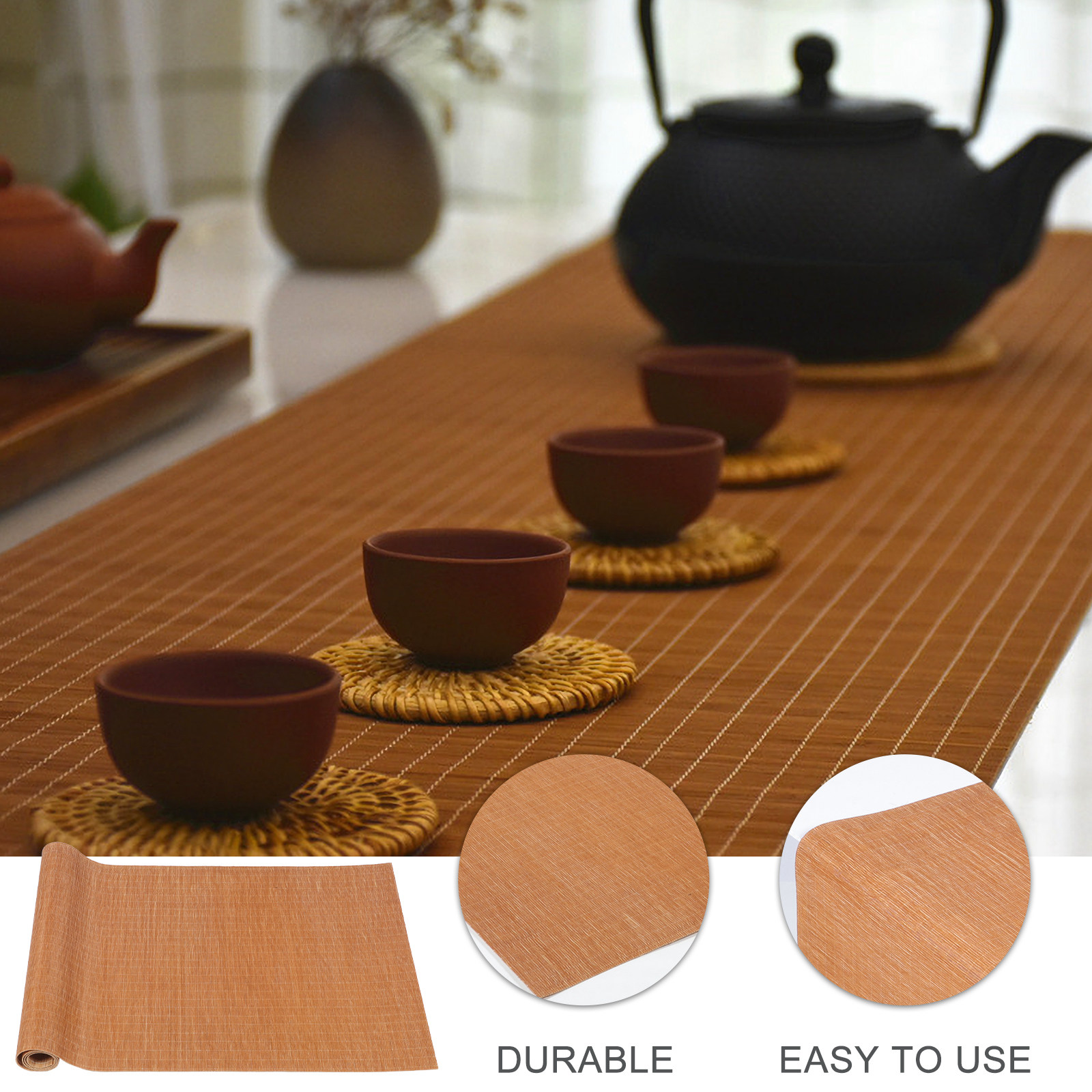 El Yapımı Bambu Çay Örtüsü, Su - Table Runner incelemesi ve fiyatı