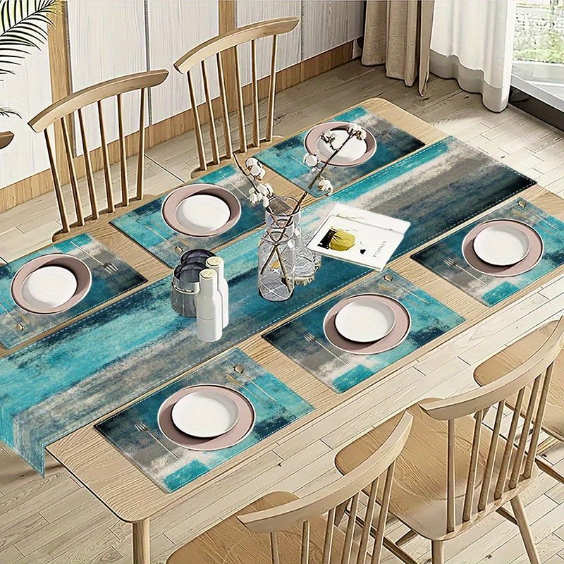 VIKAMA Morandi Soyut Mürekkep  - Table Runner incelemesi ve fiyatı