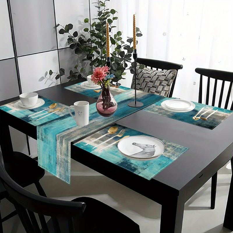 VIKAMA Morandi Soyut Mürekkep  - Table Runner incelemesi ve fiyatı