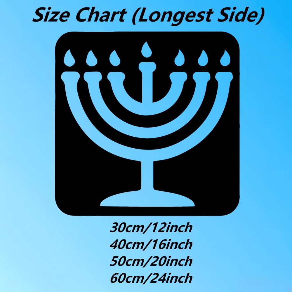 CIFBUY Vintage Menorah Metal D - Wall Art incelemesi ve fiyatı