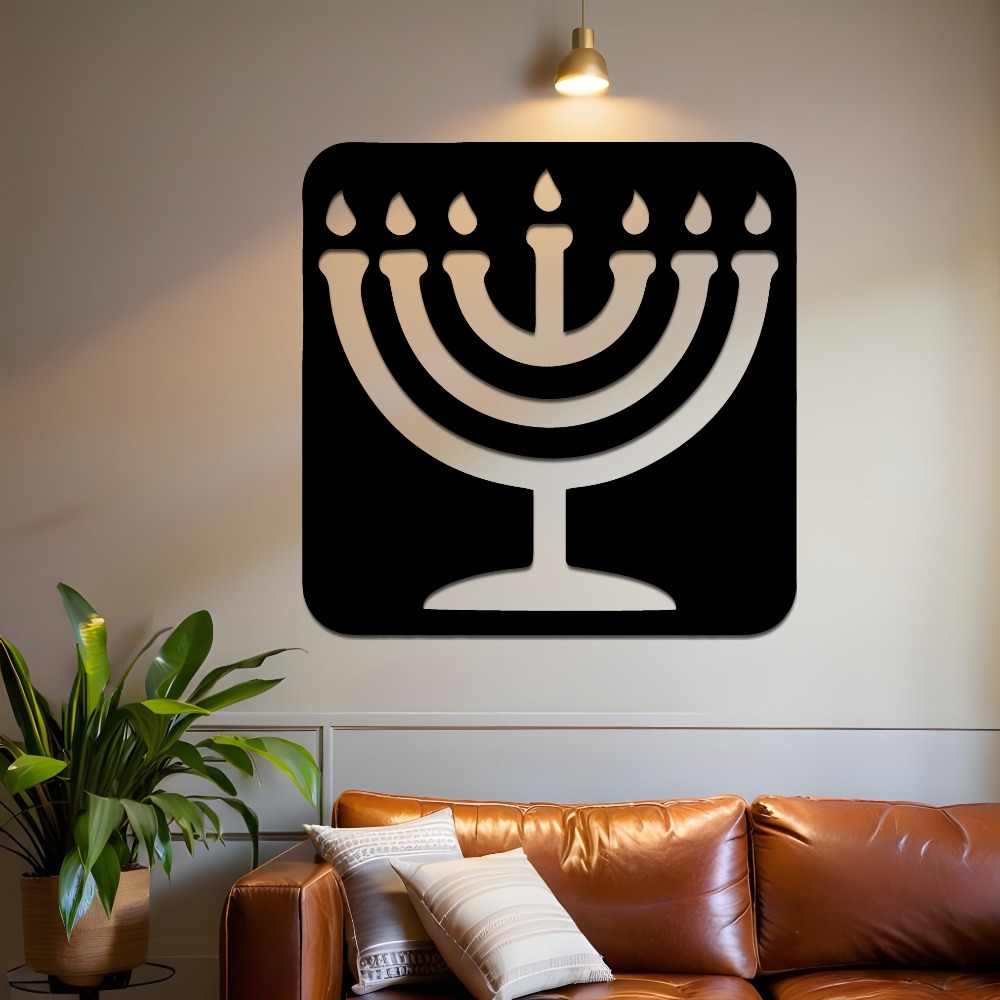 CIFBUY Vintage Menorah Metal D - Wall Art incelemesi ve fiyatı