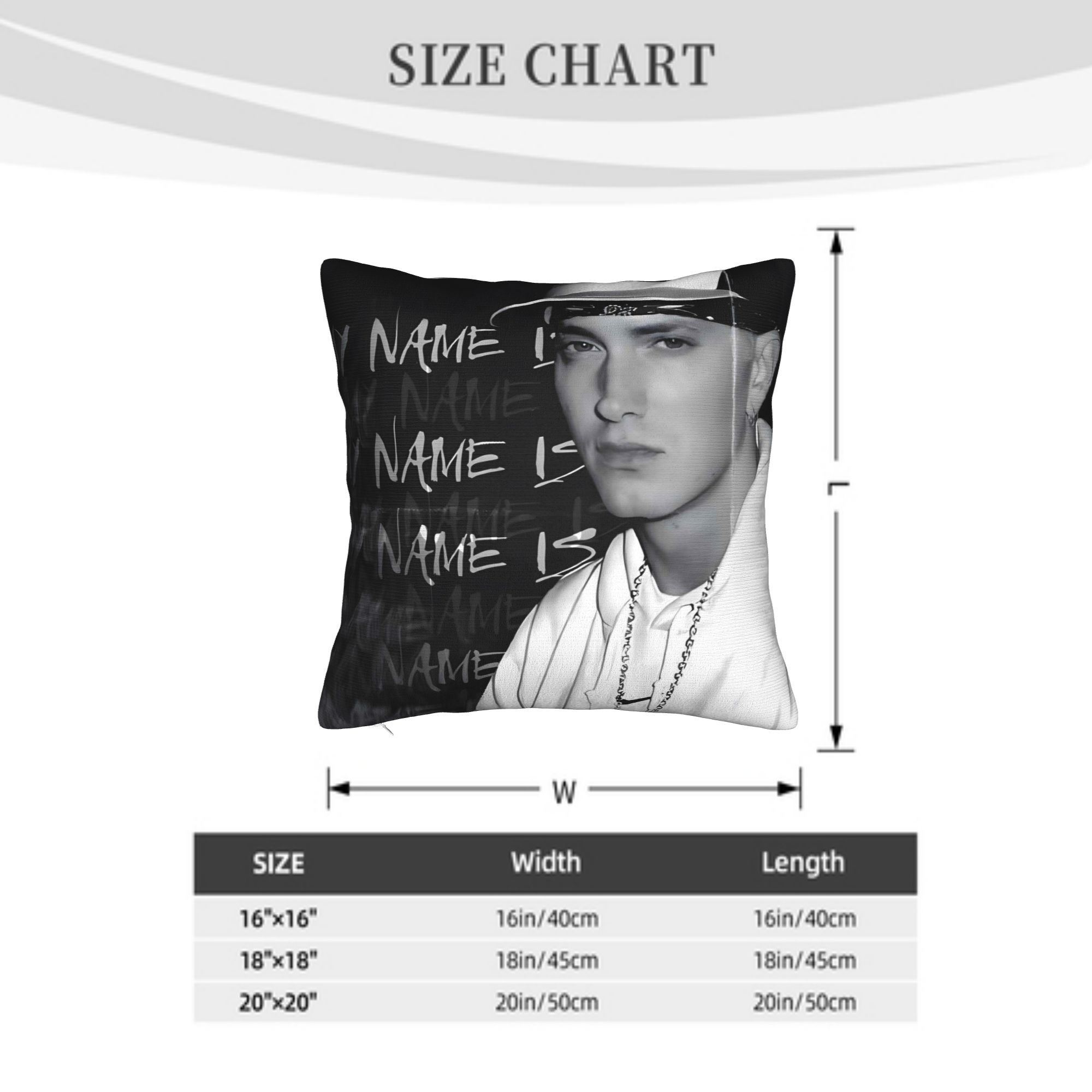 EMINEM Çift Taraflı Baskılı Ya - Throw Pillow incelemesi ve fiyatı
