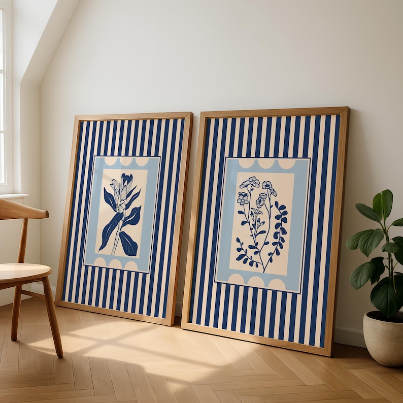2 adet/set Bohem Tarzı Bitki S - Abstract Canvas Set incelemesi ve fiyatı