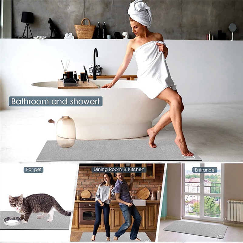 Banyo Yollukları Uzun Diatomit - Area Rug incelemesi ve fiyatı